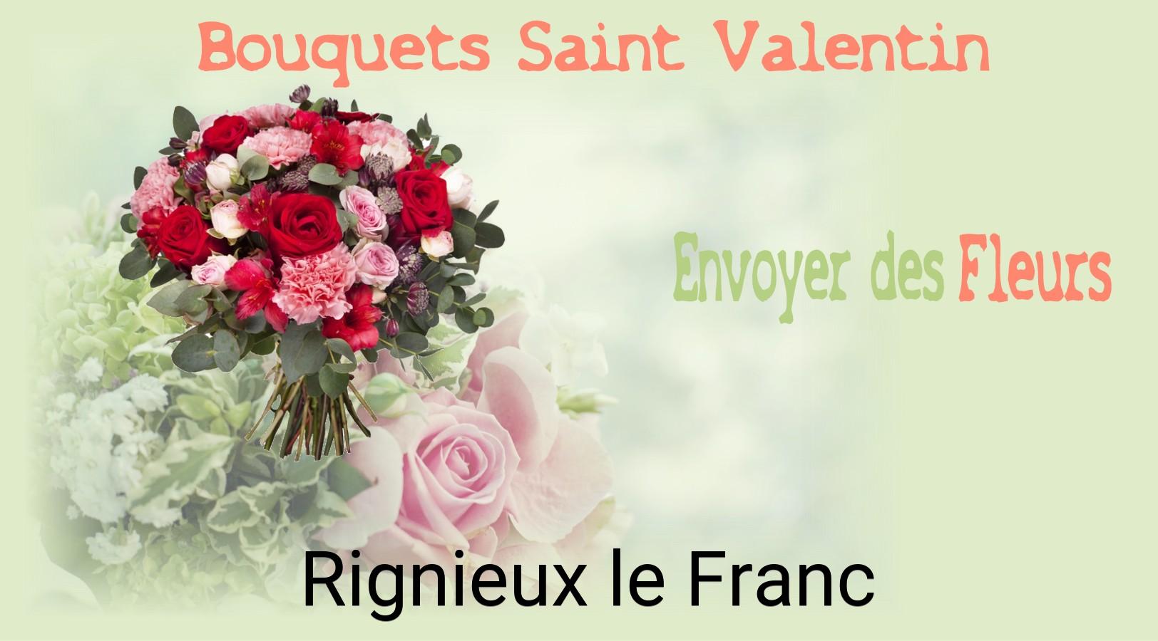 Roses de Saint-Valentin livrées à Rignieux-le-Franc